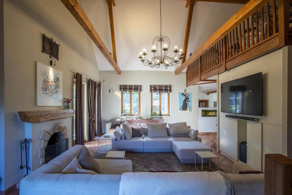 7 Bedroom Secluded Villa Close To Prague Říčany Eksteriør bilde